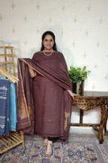 Jayshree Linen jamdani with Paithni  Border Dupatta -2pc