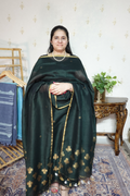 Jayshree Linen jamdani with banarsi weaving-2pc