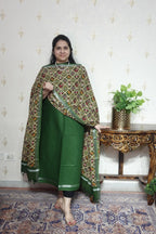 Cotton Linen With Kalamkari Dupatta
