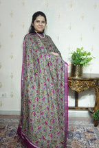 Cotton Linen With Kalamkari Dupatta