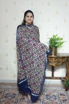 Cotton Linen With Kalamkari Dupatta