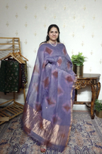 Linen Jamdani with Clamp Dupatta -2pc