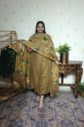 Linen Jamdani with Clamp Dupatta -2pc