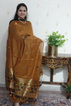 Jamdani- Moonga Cotton with Paithni Weaving