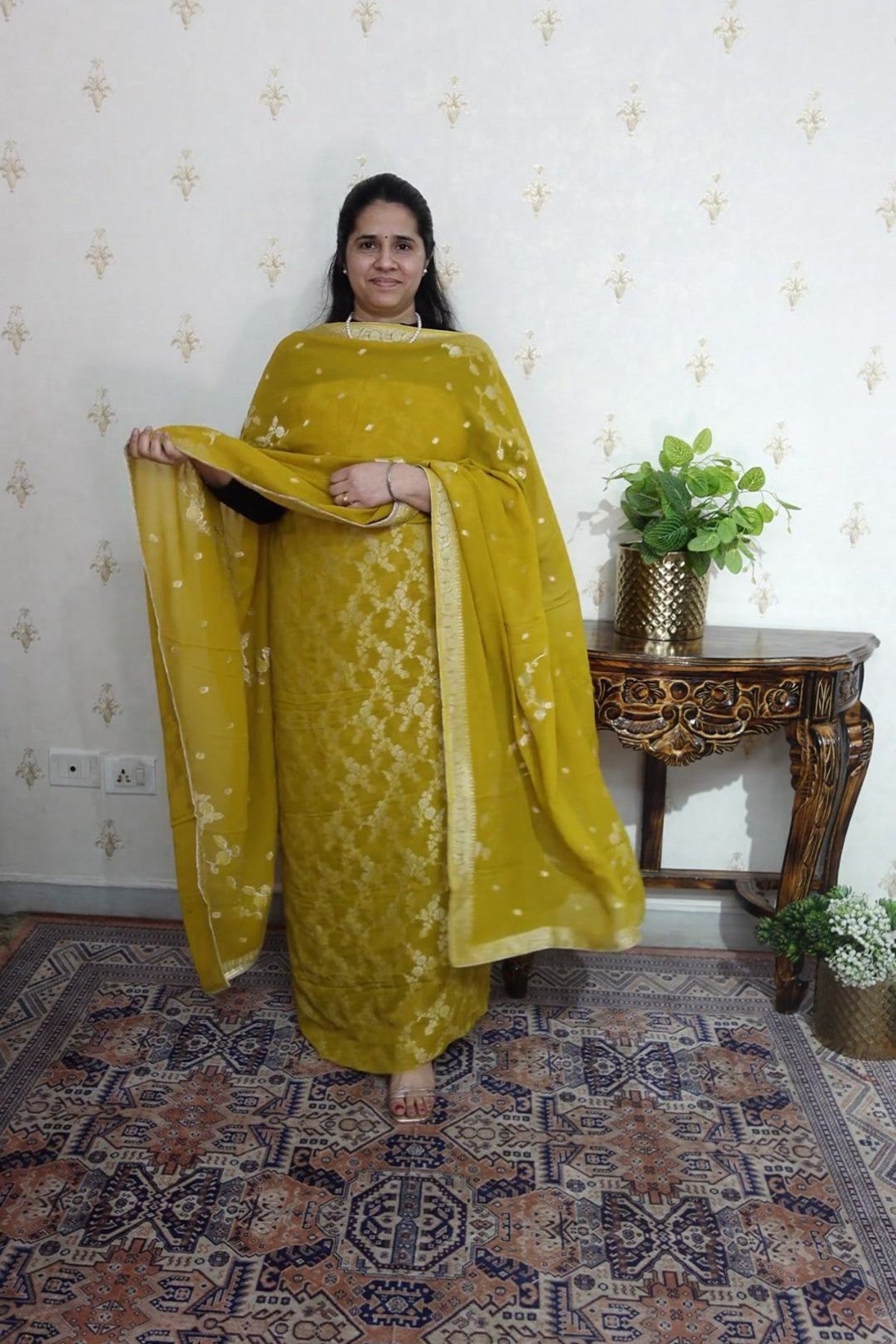 Banarsi Khadi Georgette