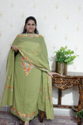 Kashmiri Georgette with Aari work