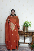 Kashmiri Georgette with Aari work
