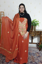 Kashmiri Georgette with Aari work