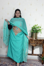 Kashmiri Cotton Muslin with Aari work
