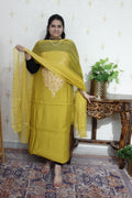 Kashmiri Cotton Muslin with Aari work