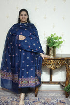Jamdani- Moonga Cotton with Kullu Patti Weaving