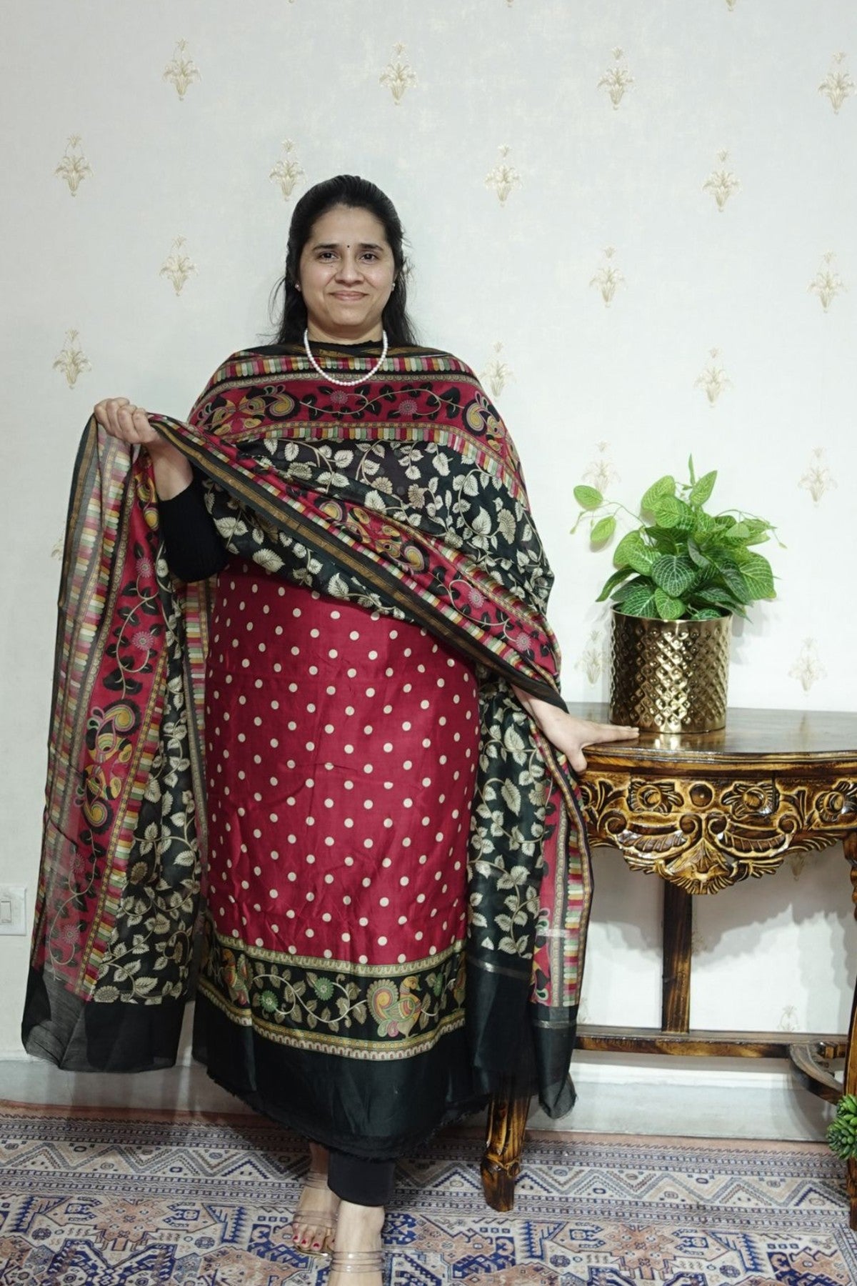 Maheshwari Silk - 70 GM with Digital Prints