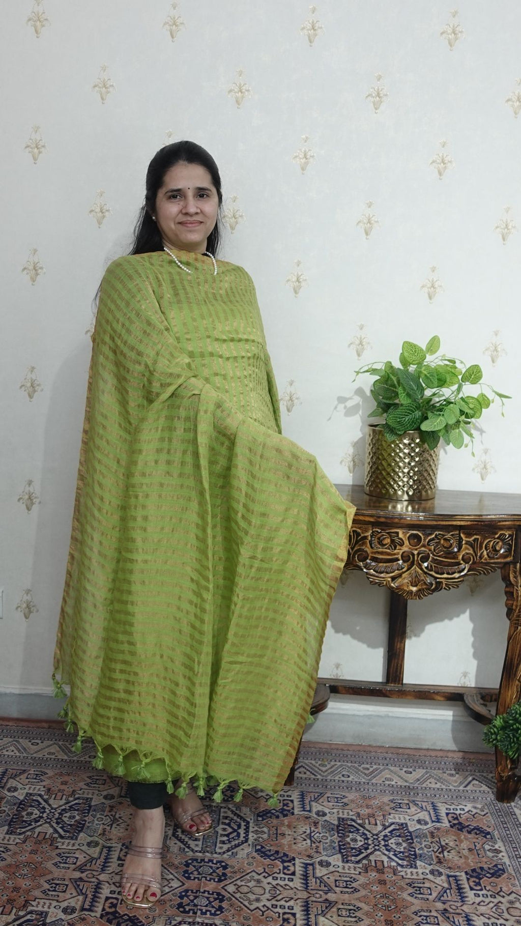 Jamdani Beauty - Linen Jamdani -2pc Set