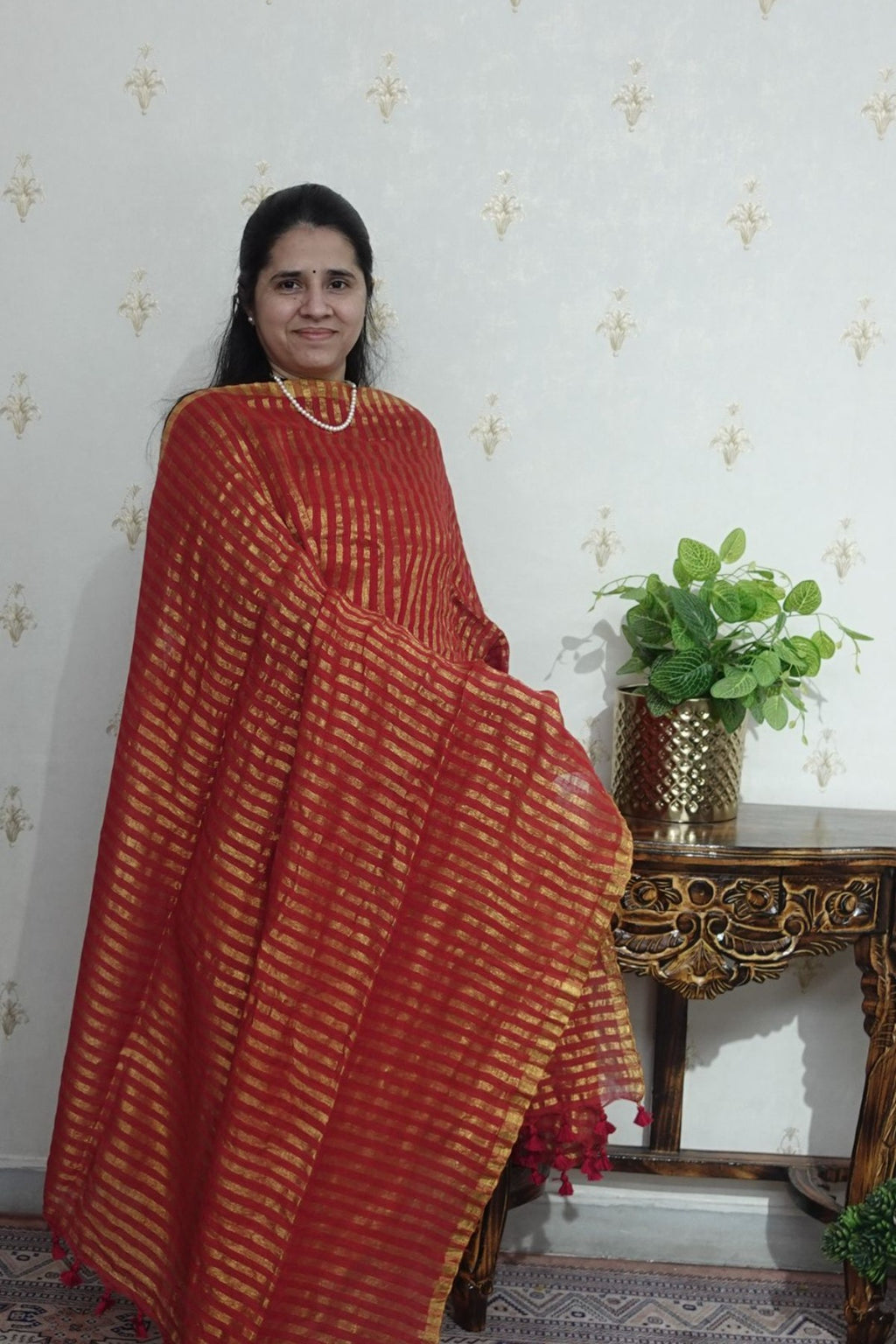 Jamdani Beauty - Linen Jamdani -2pc Set