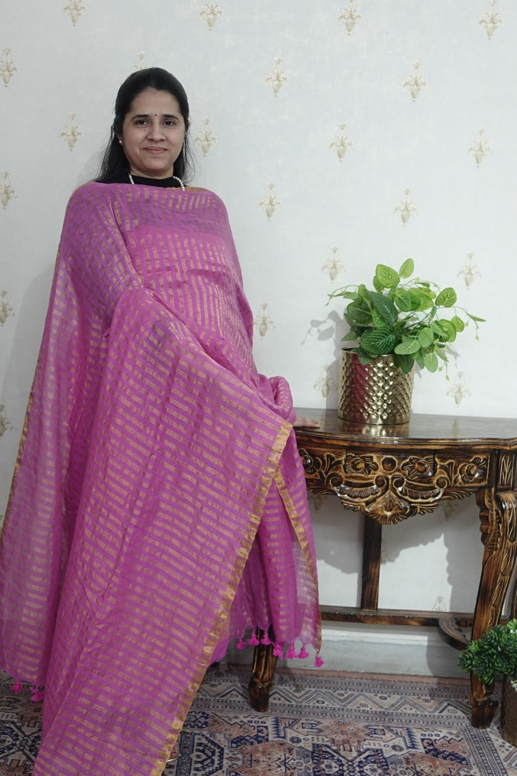 Jamdani Beauty - Linen Jamdani -2pc Set
