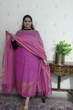 Jamdani Beauty - Linen Jamdani -2pc Set
