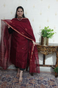 SICO Jamdani -  Gold Zari Weaving -2 pc
