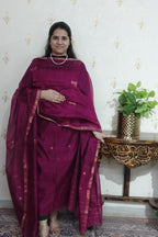 SICO Jamdani -  Gold Zari Weaving -2 pc