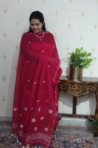 Jamdani Comfort - Mulcotton with Polka weaving -2 pc