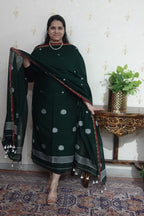 Jamdani Comfort - Mulcotton with Polka weaving -2 pc