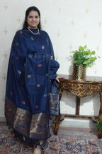Jamdani- Moonga Cotton with Paithni Weaving