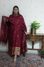Jamdani- Moonga Cotton with Paithni Weaving