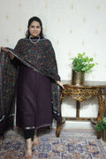 Cotton Linen With Kalamkari Dupatta