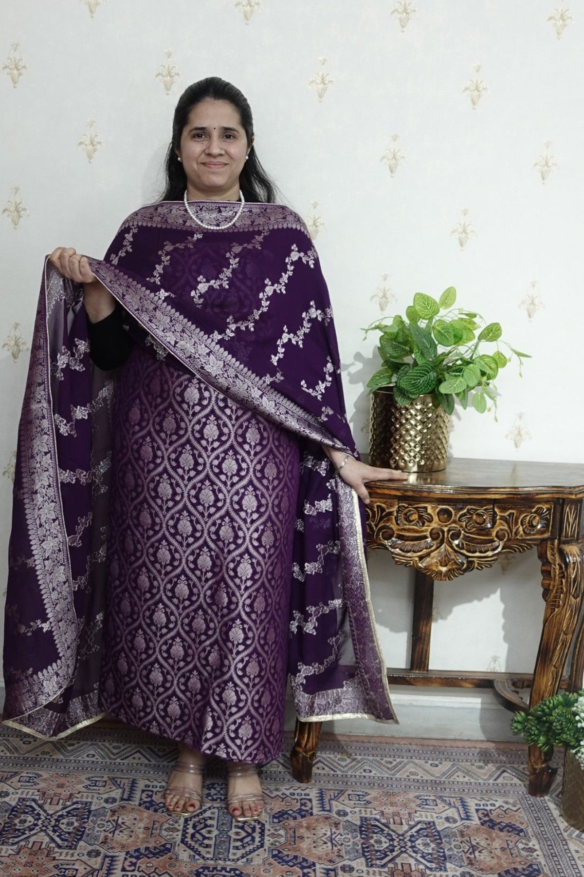 Banarsi Khadi Georgette