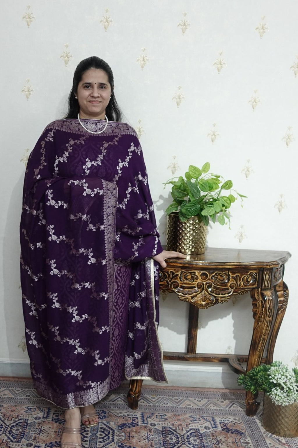 Banarsi Khadi Georgette