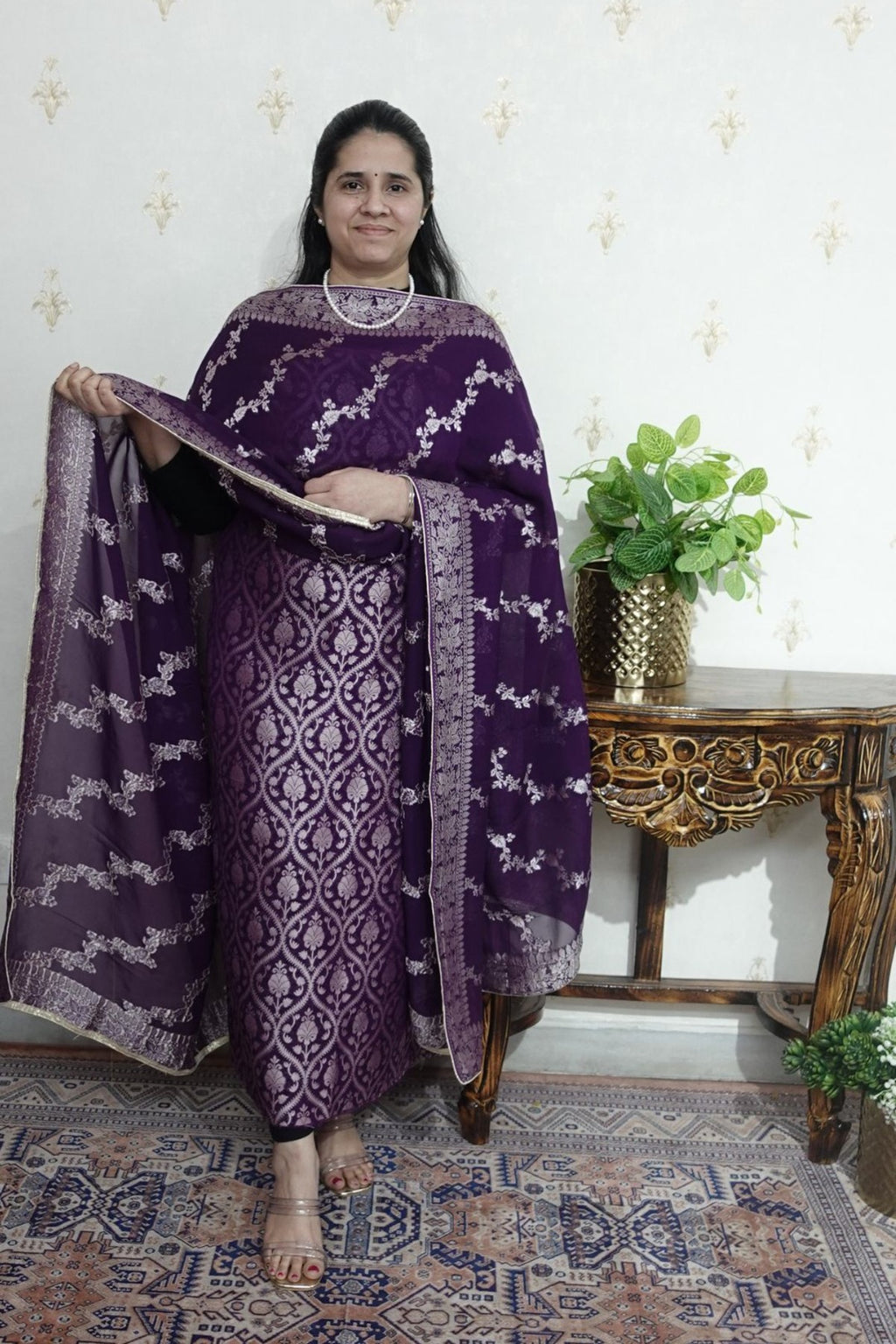 Banarsi Khadi Georgette