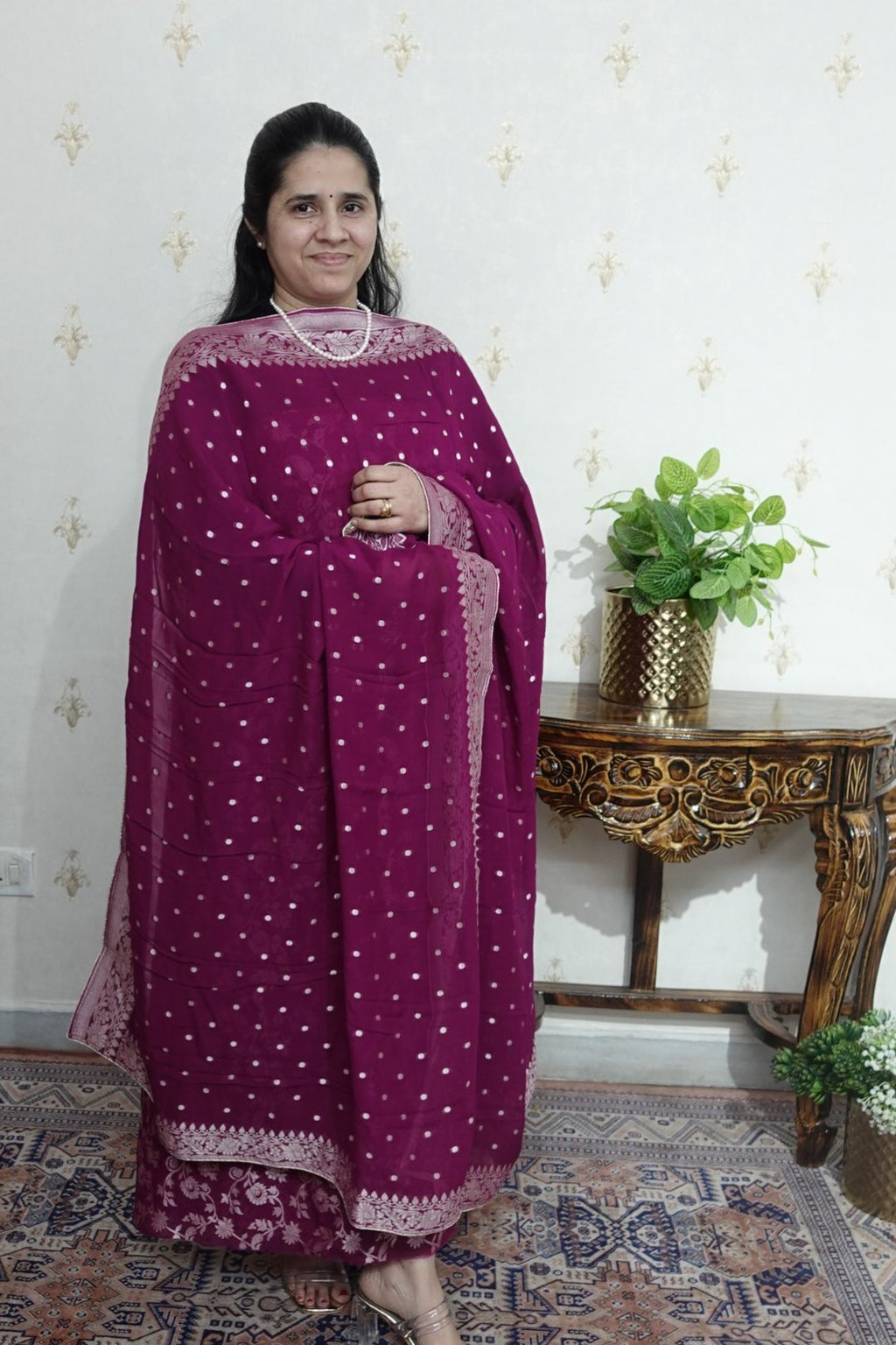 Banarsi Khadi Georgette