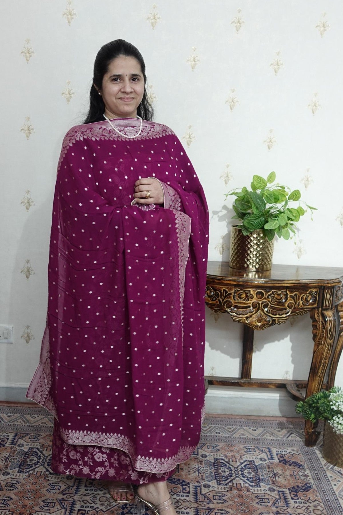Banarsi Khadi Georgette