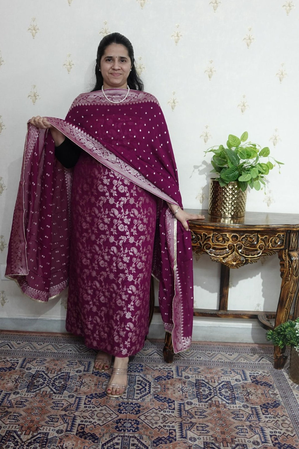 Banarsi Khadi Georgette