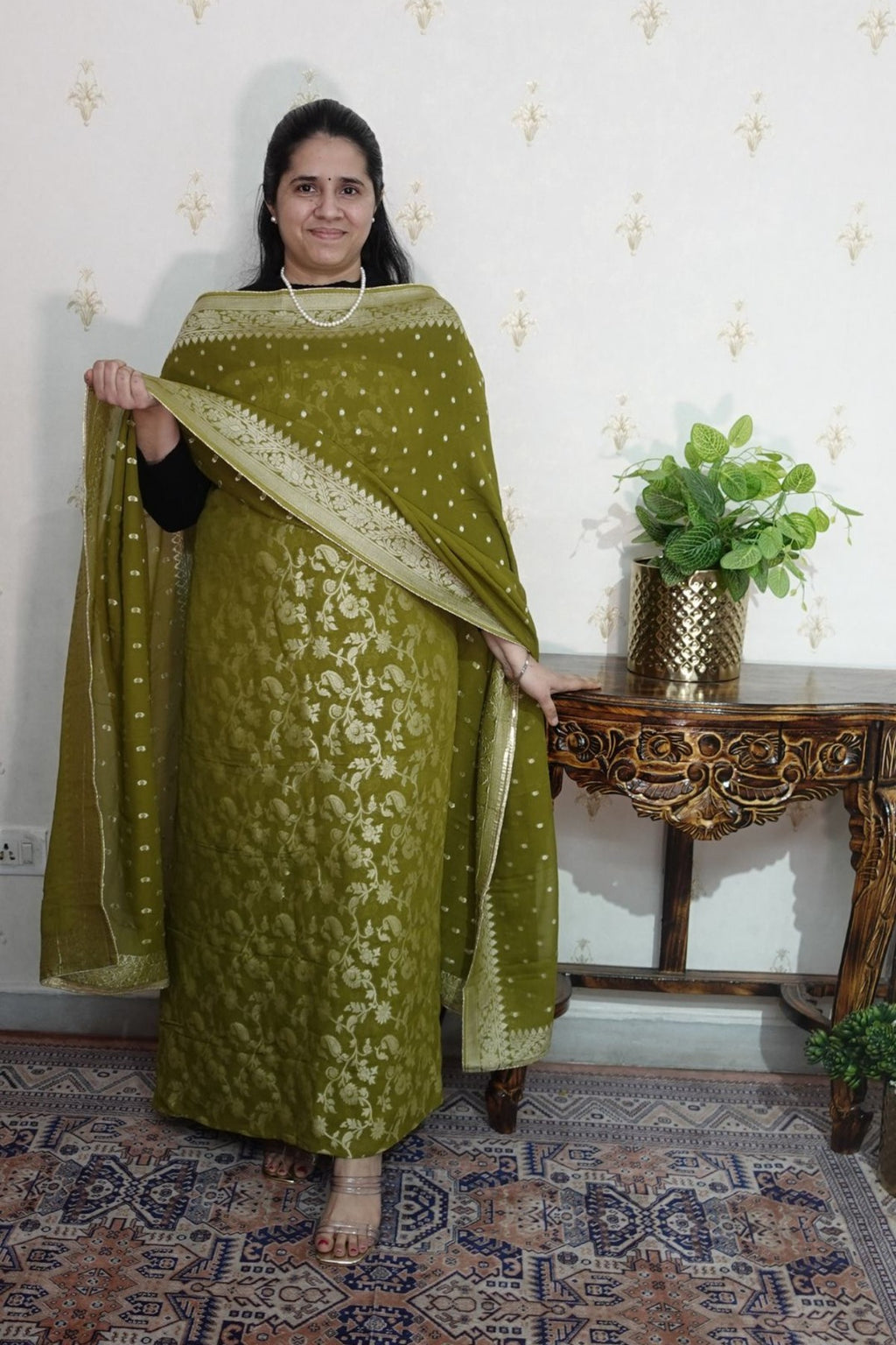 Banarsi Khadi Georgette