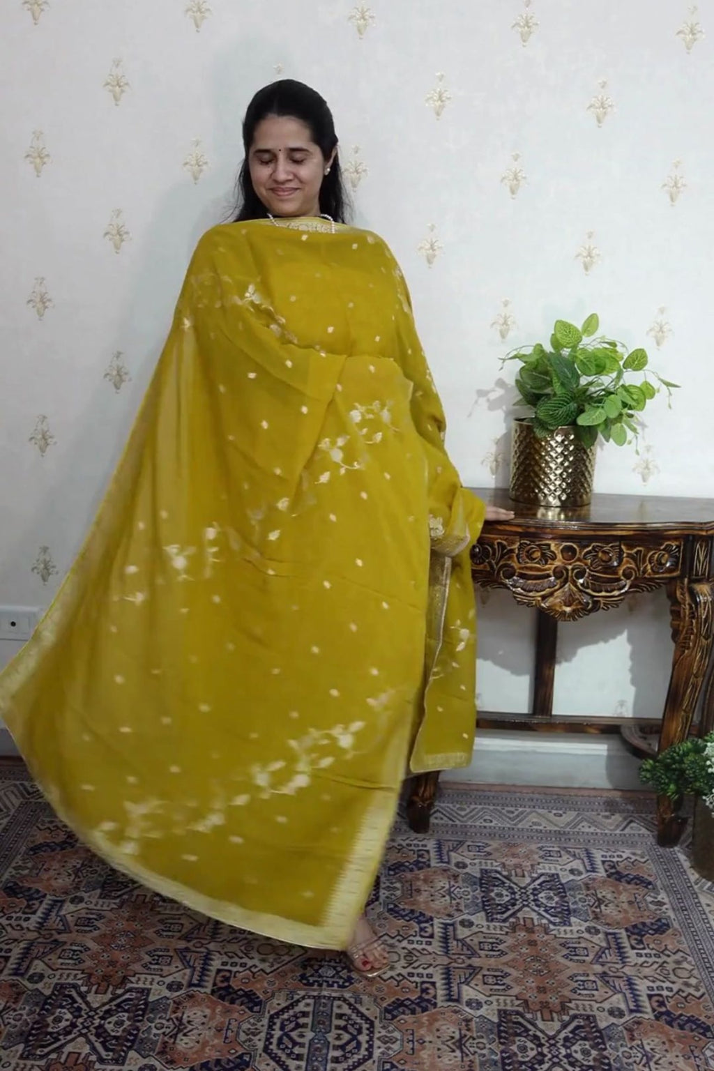 Banarsi Khadi Georgette