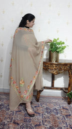 Kashmiri Georgette with Aari work