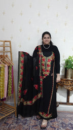 Kashmiri Georgette with Aari work