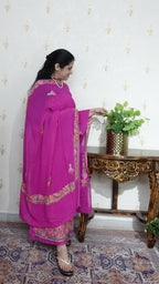 Kashmiri Georgette with Aari Work