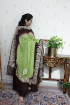 Kashmiri Aari Work on Upada Silk