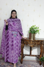 Kashmiri Georgette with Aari work