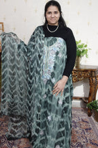 Kashmiri Georgette with Aari work