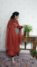 Kashmiri Cotton Muslin with Aari work