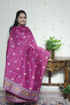 Jamdani- Moonga Cotton with Kullu Patti Weaving