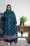 Jamdani- Moonga Cotton with Kullu Patti Weaving