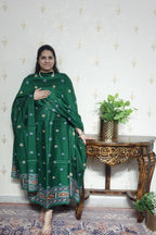 Jamdani- Moonga Cotton with Kullu Patti Weaving