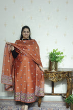 Jamdani- Moonga Cotton with Kullu Patti Weaving