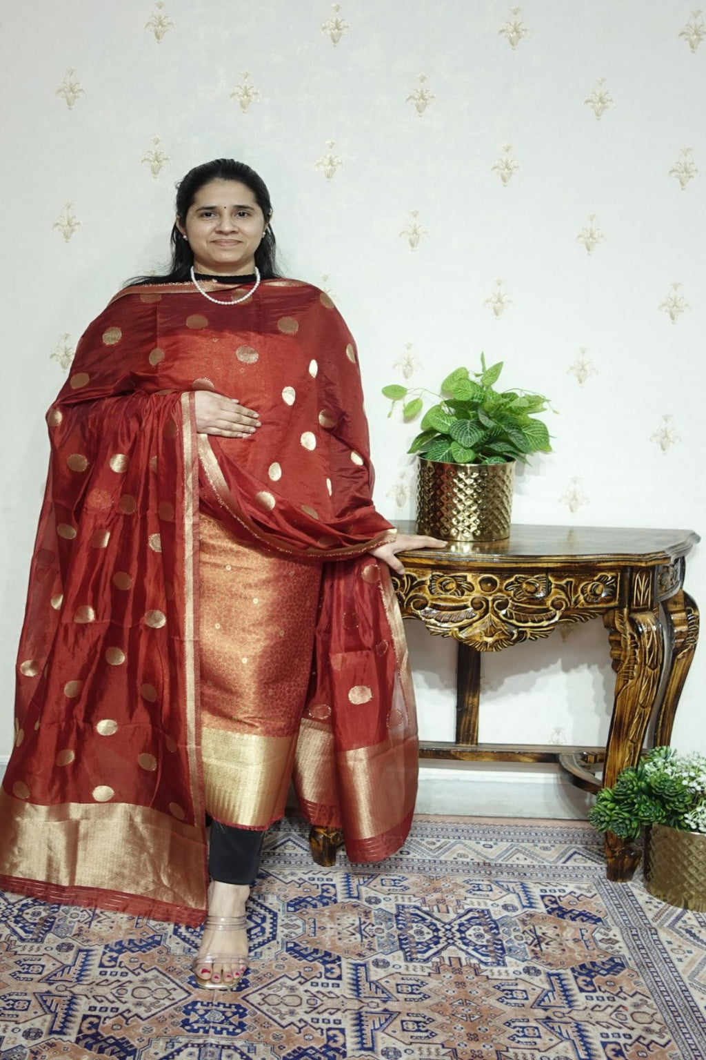 Banarsi Tansui Brocade