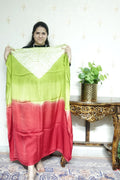Handmade  Shibori shaded Kurta on Pure Modal