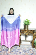 Handmade  Shibori shaded Kurta on Pure Modal
