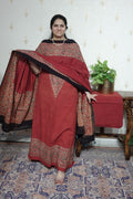 Ajrakh suits sets on Taj group Pure Cotton